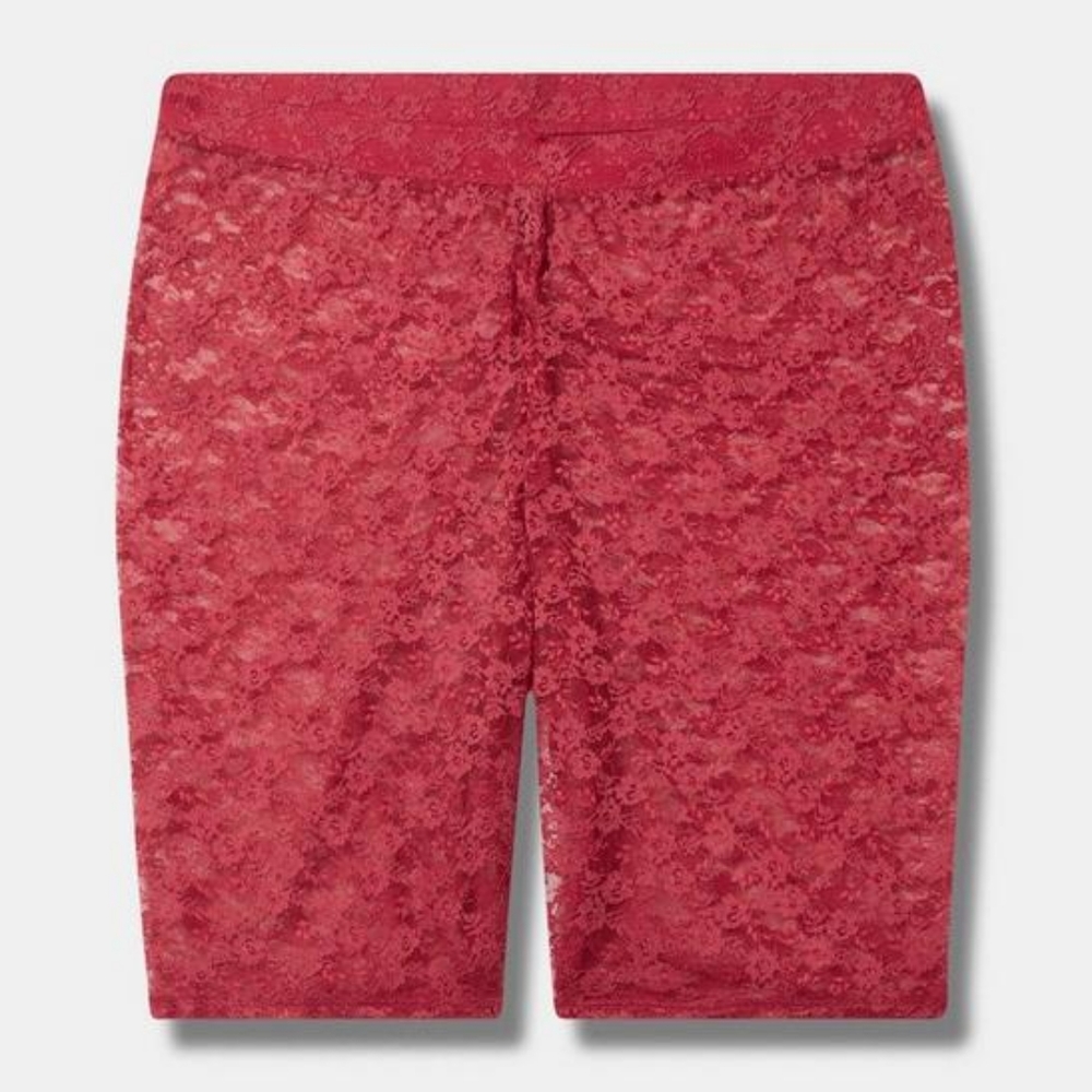 9 Inch Comfort Waist Unlined Lace Bike Short